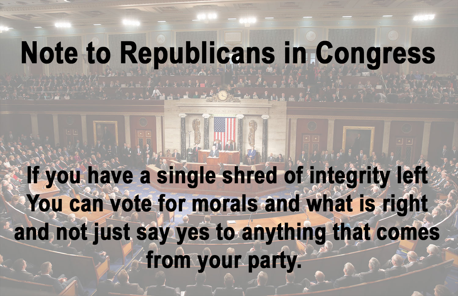 Why Can’t Republicans Disagree with Trump on Anything?